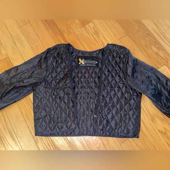 Element Black Quilted Motorcycle Vest - Picture 1 of 2